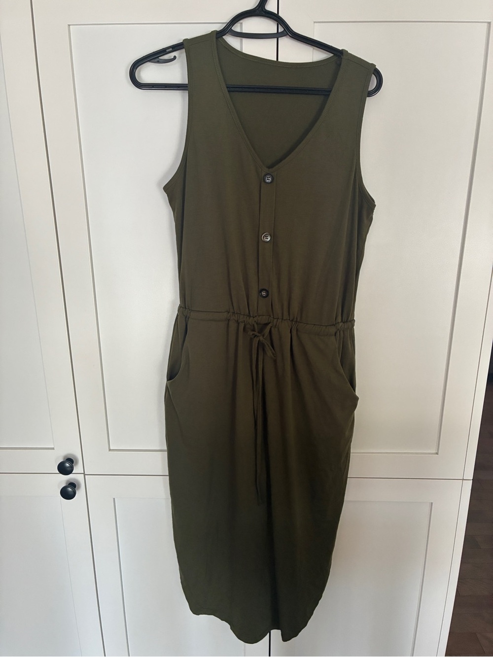 SHEIN Olive Green Casual Dress